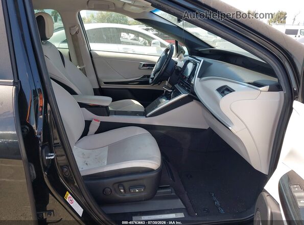 JTDBVRBDXHA003752 2017 TOYOTA MIRAI Black Вид салону спереду