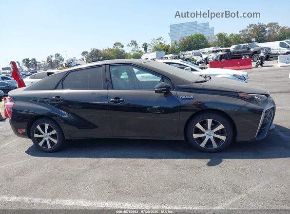 JTDBVRBDXHA003752 2017 TOYOTA MIRAI Black Вид задньої частини салону