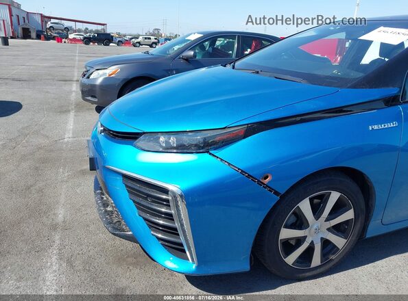 JTDBVRBDXJA004681 2018 TOYOTA MIRAI Синий Вид спереди