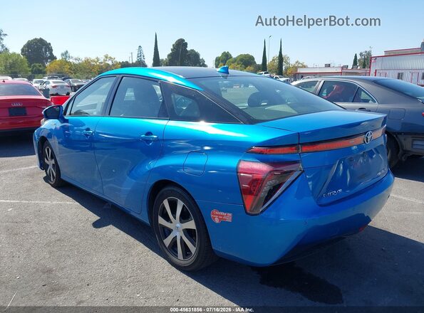 JTDBVRBDXJA004681 2018 TOYOTA MIRAI Синий Задняя левая четверть