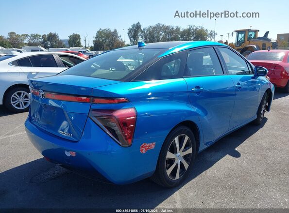 JTDBVRBDXJA004681 2018 TOYOTA MIRAI Синий Задняя правая четверть