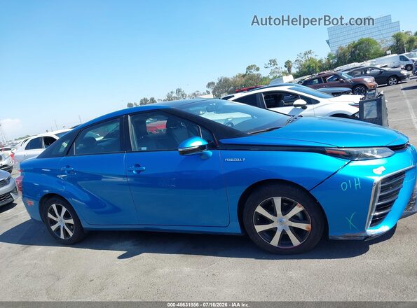 JTDBVRBDXJA004681 2018 TOYOTA MIRAI Синий Вид задней части салона