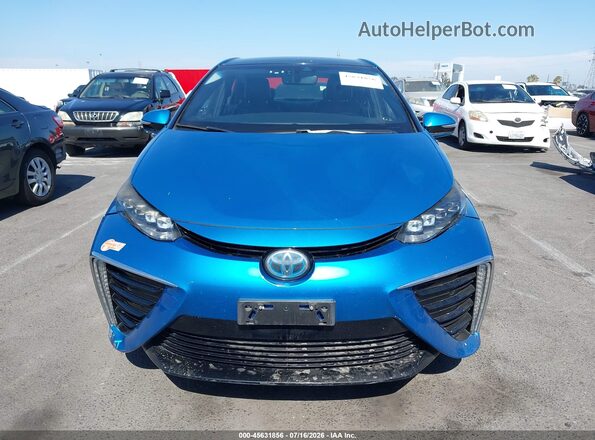 JTDBVRBDXJA004681 2018 TOYOTA MIRAI Синий Вид щитка приборов