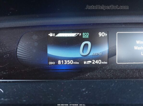 JTDBVRBDXJA004681 2018 TOYOTA MIRAI Синий 