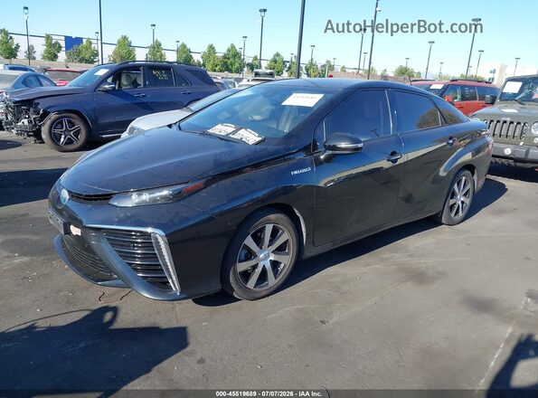 JTDBVRBDXKA007078 2019 TOYOTA MIRAI Black Передня ліва чверть