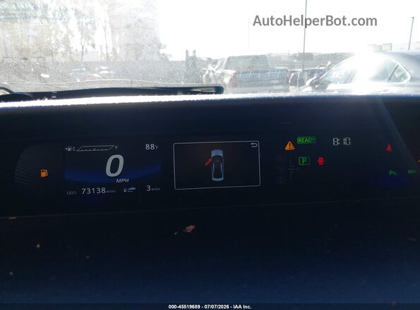 JTDBVRBDXKA007078 2019 TOYOTA MIRAI Black Вид задніх сидінь