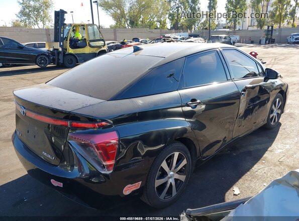JTDBVRBDXKA007078 2019 TOYOTA MIRAI Black Вид задньої частини салону