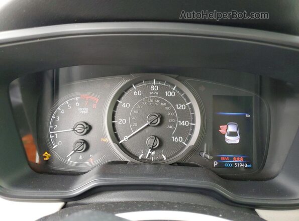 JTDDPMAE3MJ144835 2021 TOYOTA COROLLA Black Вид щитка приладів