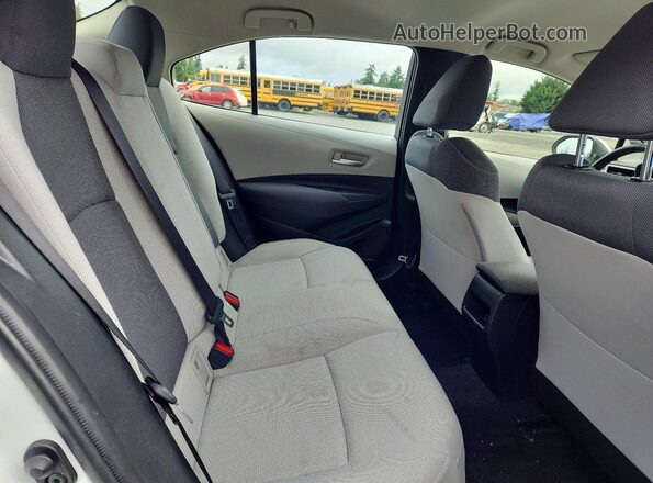 JTDDPRAE2LJ074191 2020 TOYOTA COROLLA White Вид задніх сидінь