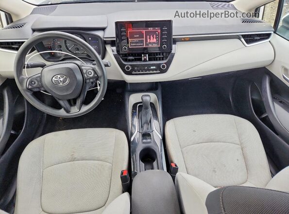 JTDDPRAE2LJ074191 2020 TOYOTA COROLLA White Вид панелі приладів