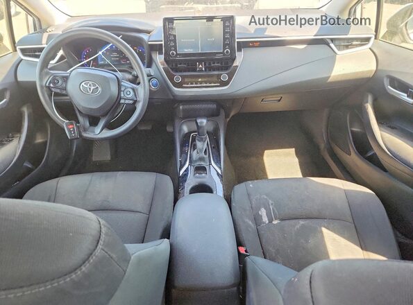 JTDEAMDE0MJ034505 2021 TOYOTA COROLLA Silver Dashboard view