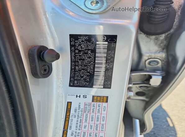 JTDEAMDE0MJ034505 2021 TOYOTA COROLLA Silver Engine compartment view