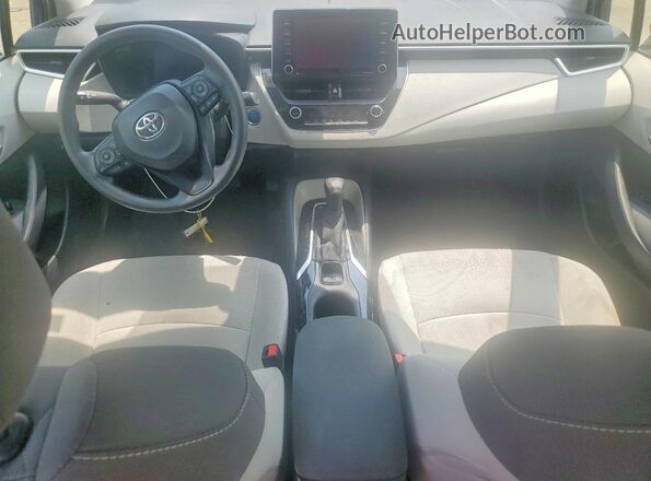 JTDEAMDE2MJ000436 2021 TOYOTA COROLLA Blue Вид панелі приладів