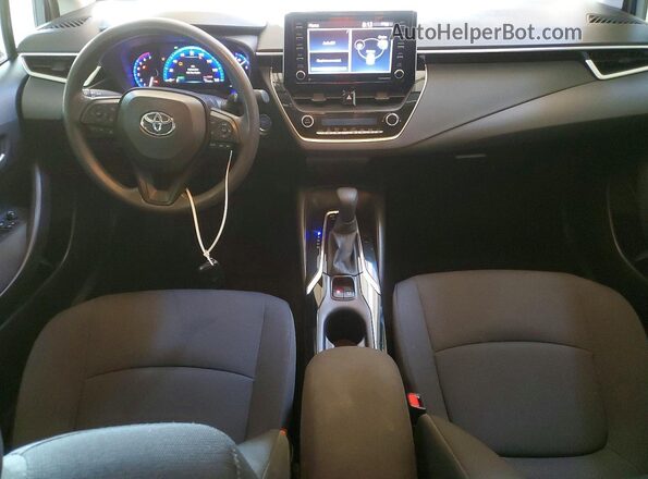 JTDEAMDE2MJ004034 2021 TOYOTA COROLLA Gray Вид панелі приладів