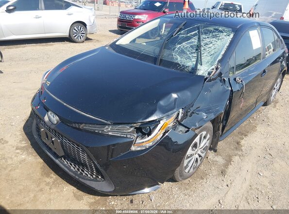JTDEAMDE2MJ006401 2021 TOYOTA COROLLA Black Front view
