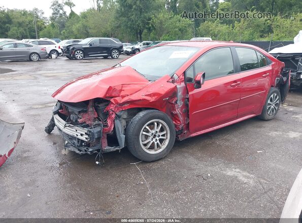 JTDEAMDE2MJ013624 2021 TOYOTA COROLLA Red Передня ліва чверть