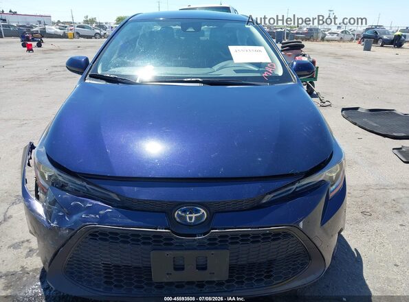 JTDEAMDE2MJ032447 2021 TOYOTA COROLLA Dark Blue Instrument cluster view