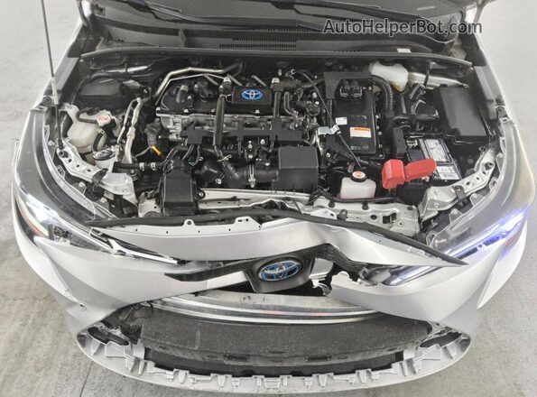 JTDEAMDE2NJ044521 2022 TOYOTA COROLLA Silver Widok wnętrza z tyłu