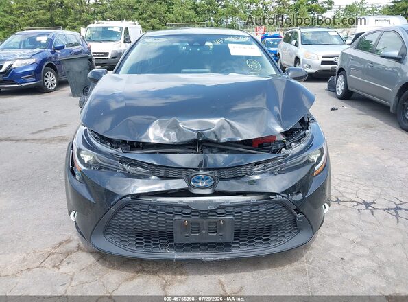 JTDEAMDE3MJ016452 2021 TOYOTA COROLLA Black Widok zestawu wskaźników