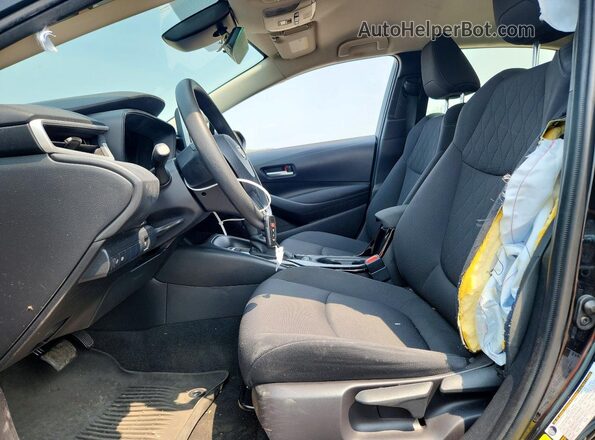 JTDEAMDE4MJ015455 2021 TOYOTA COROLLA Черный Вид салона спереди