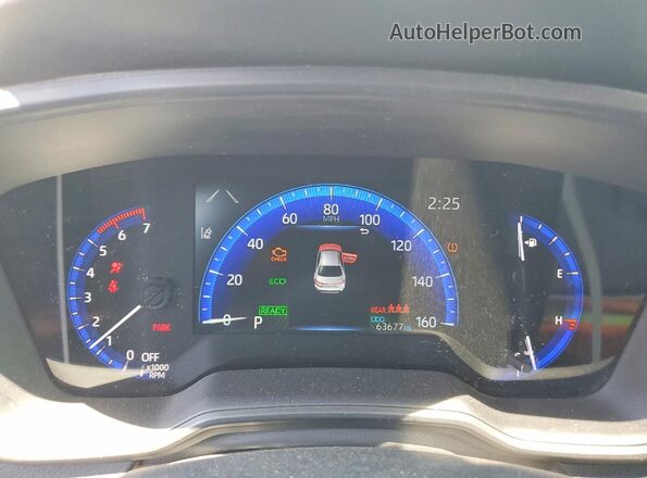 JTDEAMDE4NJ061644 2022 TOYOTA COROLLA Black ხელსაწყოთა პანელის ხედი