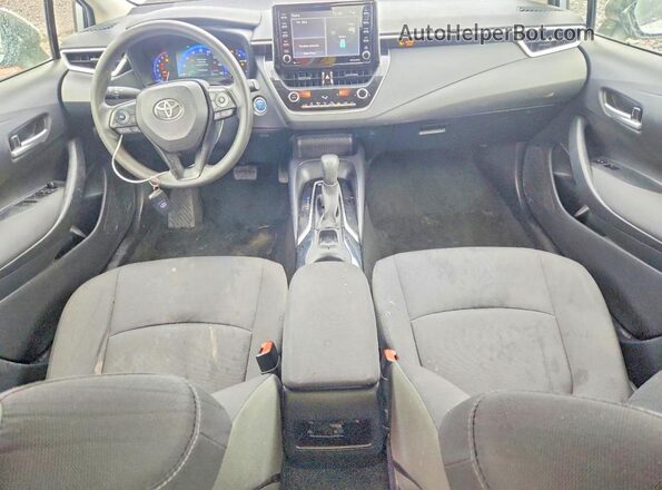 JTDEAMDE5MJ031647 2021 TOYOTA COROLLA Silver Widok deski rozdzielczej