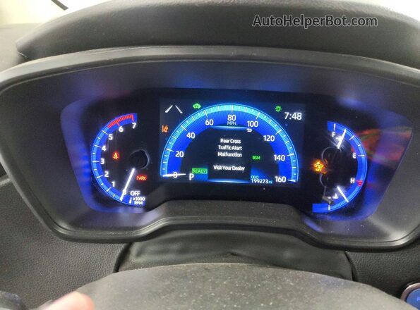 JTDEAMDE5N3003370 2022 TOYOTA COROLLA White Вид щитка приладів