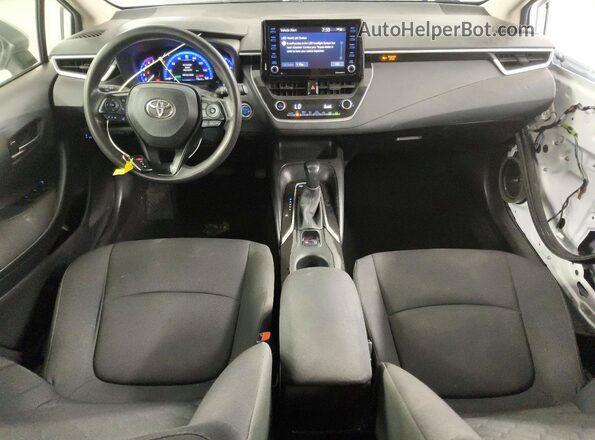 JTDEAMDE5N3003370 2022 TOYOTA COROLLA White Вид панелі приладів