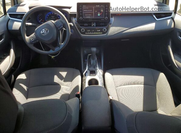 JTDEAMDE6MJ019359 2021 TOYOTA COROLLA Black Widok deski rozdzielczej
