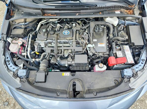 JTDEAMDE6N3012126 2022 TOYOTA COROLLA Синий Вид задней части салона