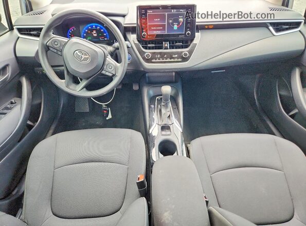 JTDEAMDE6N3012126 2022 TOYOTA COROLLA Синий Вид панели приборов