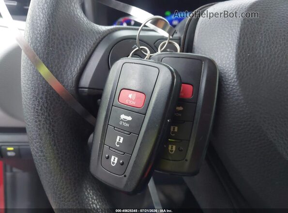 JTDEAMDE7MJ018771 2021 TOYOTA COROLLA Red Dashboard view