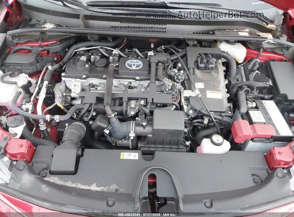 JTDEAMDE7MJ018771 2021 TOYOTA COROLLA Red Rear view