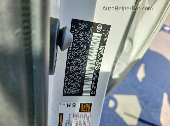 JTDEAMDE7N3000809 2022 TOYOTA COROLLA White Вид підкапотного простору