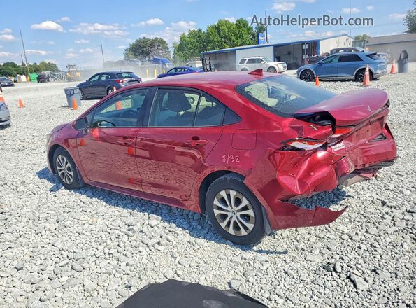 JTDEAMDE7NJ050136 2022 TOYOTA COROLLA Burgundy Հետևի ձախ