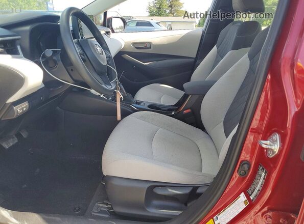 JTDEAMDE7NJ050136 2022 TOYOTA COROLLA Burgundy Սալոնի դիմացի տեսք