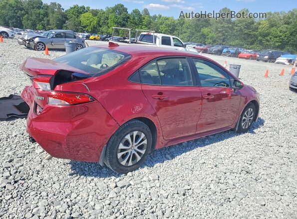 JTDEAMDE7NJ050136 2022 TOYOTA COROLLA Burgundy Հետևի աջ