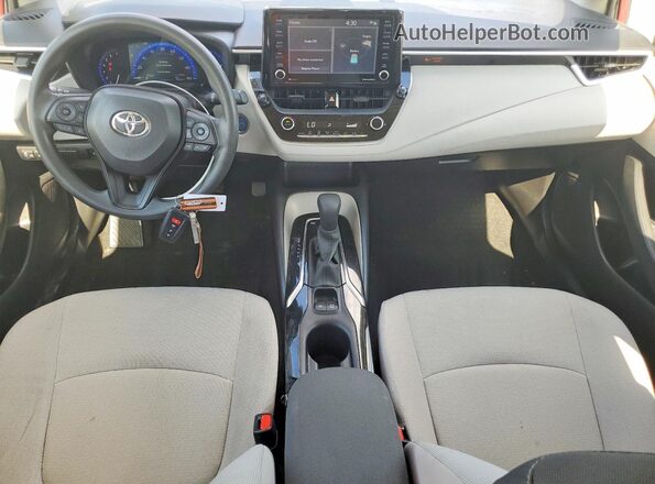 JTDEAMDE7NJ050136 2022 TOYOTA COROLLA Burgundy Առջևի վահանակի տեսք