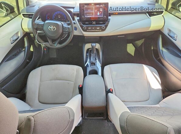 JTDEAMDE8NJ058763 2022 TOYOTA COROLLA Silver წინა პანელის ხედი