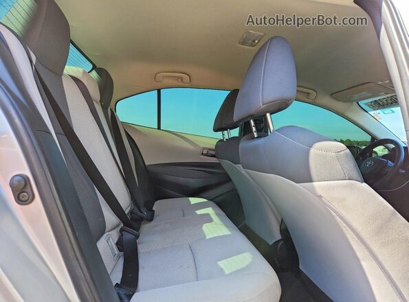 JTDEAMDE8NJ058763 2022 TOYOTA COROLLA Silver უკანა სავარძლების ხედი