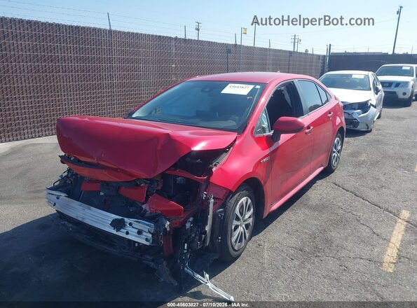 JTDEAMDE9MJ011868 2021 TOYOTA COROLLA Красный Передняя левая четверть