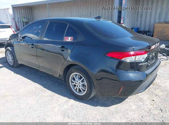 JTDEAMDE9MJ025852 2021 TOYOTA COROLLA Черный Задняя левая четверть