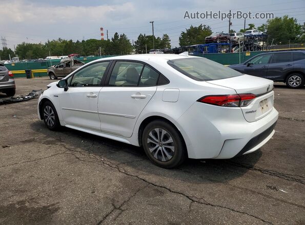 JTDEAMDEXMJ011037 2021 TOYOTA COROLLA White Trasero izquierdo