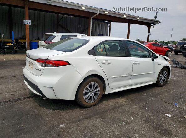 JTDEAMDEXMJ011037 2021 TOYOTA COROLLA White Trasero derecho