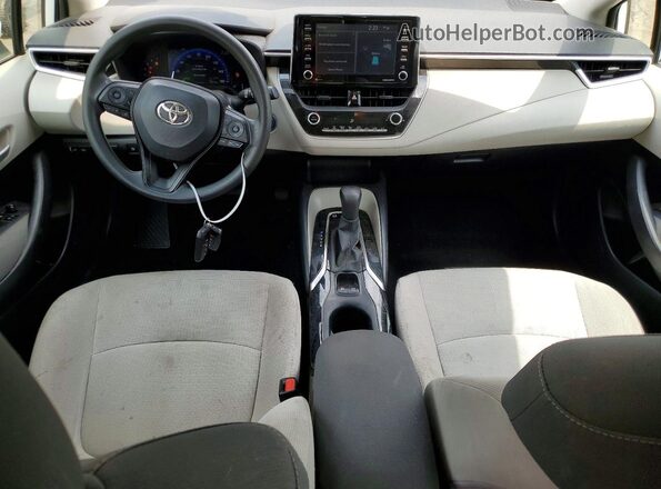 JTDEAMDEXMJ011037 2021 TOYOTA COROLLA White Vista del salpicadero