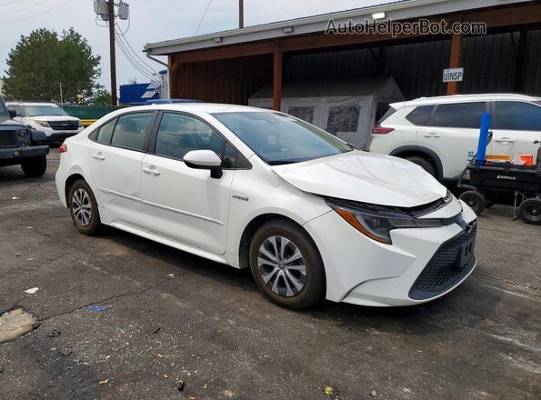 JTDEAMDEXMJ011037 2021 TOYOTA COROLLA White Delantero derecho