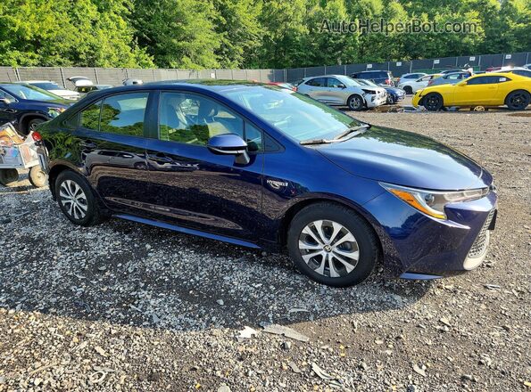 JTDEAMDEXMJ021728 2021 TOYOTA COROLLA Blue Front right