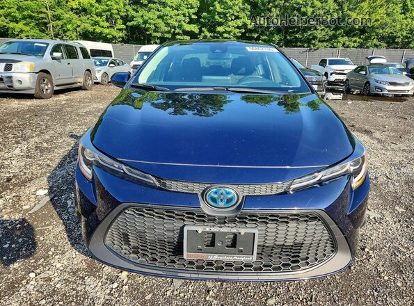 JTDEAMDEXMJ021728 2021 TOYOTA COROLLA Blue Front view