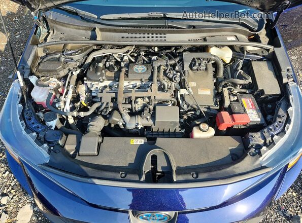 JTDEAMDEXMJ021728 2021 TOYOTA COROLLA Blue Rear interior view