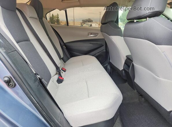 JTDEAMDEXMJ028503 2021 TOYOTA COROLLA Gray უკანა სავარძლების ხედი